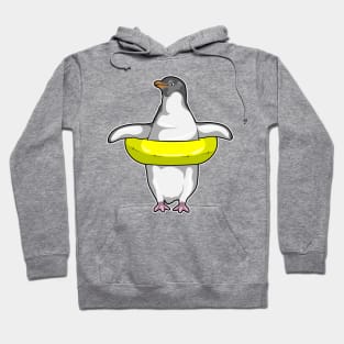 Penguin with Swim ring Hoodie